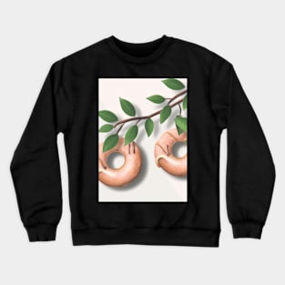 Growing Donut Crewneck Sweatshirt